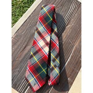 VTG DRESS STEWART TARTAN NECK TIE WOOL